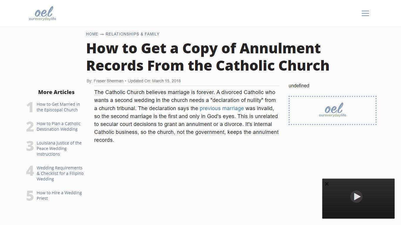 How to Get a Copy of Annulment Records From the Catholic Church